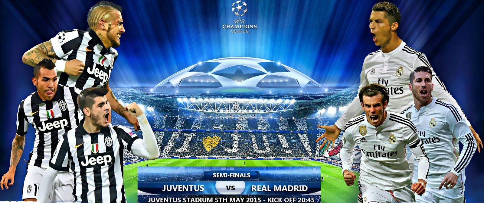 Real Madrid vs Juventus Football Match, UEFA Champions League 0505