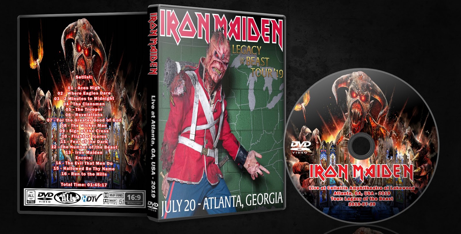 Deer5001RockCocert Iron Maiden 20190720 Atlanta, GA, USA HD